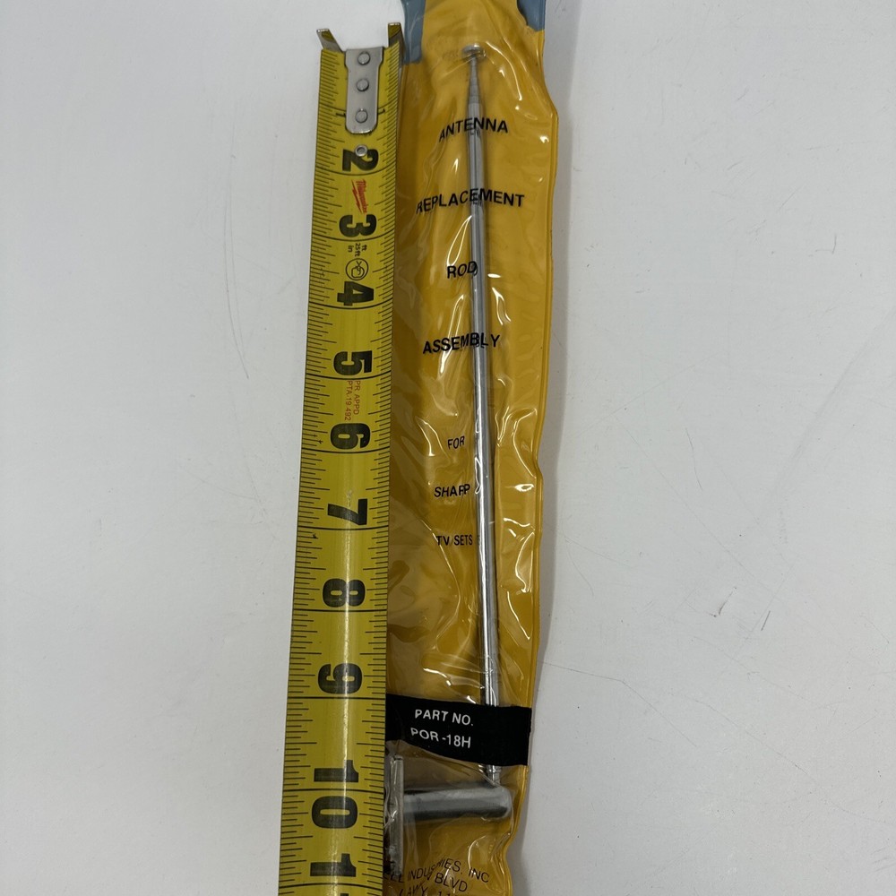 Replacement Antenna Rod Assembly For Sharp TV Sets POR-18H