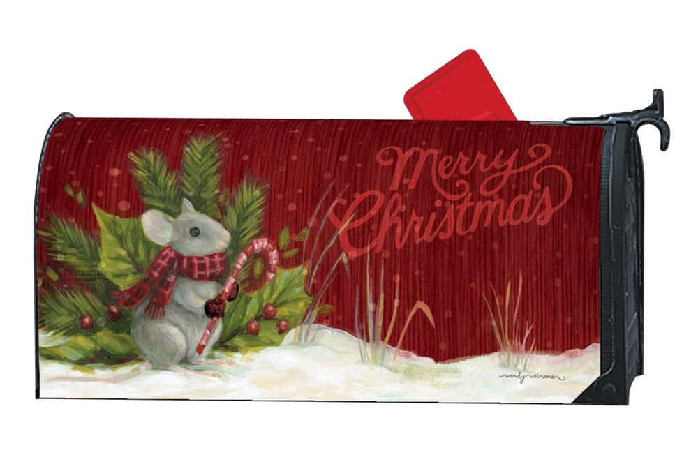 Christmas Mouse Mailbox Cover