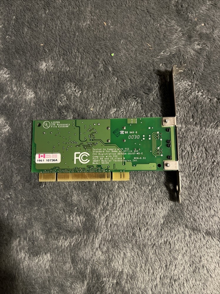 Smart Modular Technologies 56k PCI Modem Model 90109-2 (Agere 1648c Chipset