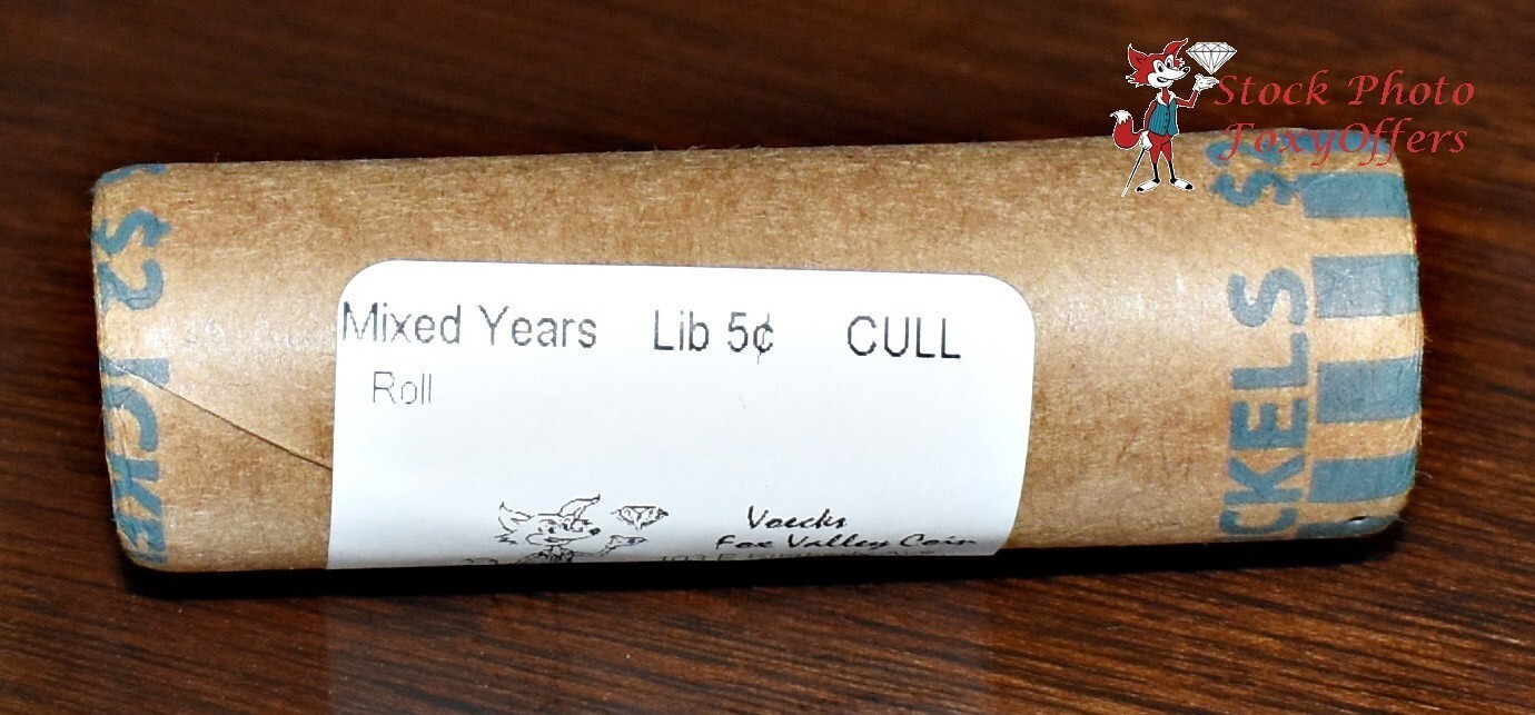 Liberty Nickel Mixed Years Roll (40 Coins) - Cull