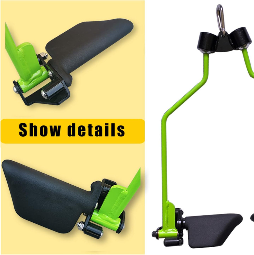 Adjustable Lat Pull Down Bar for Cable Machines and Home Gyms