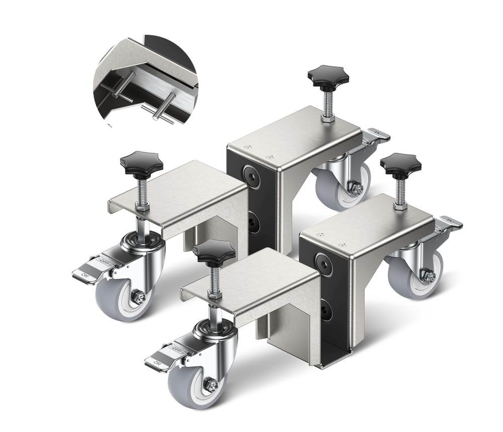 2 Pcs Door Installation Dolly, Heavy Panel Transportation and Installation He...