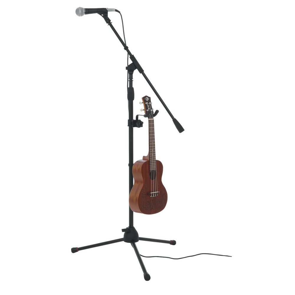 Ukulele Mandolin Hanger for Microphone Stands Adjustable Mounting Solution