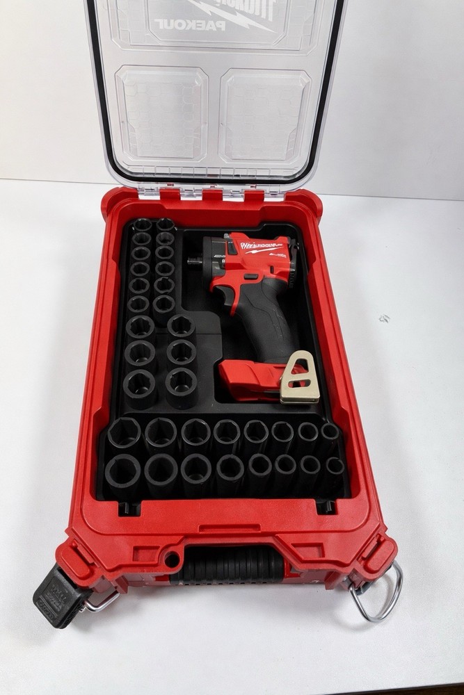 Packout Insert for Milwaukee 2953-20 Impact Driver & Socket Organizer