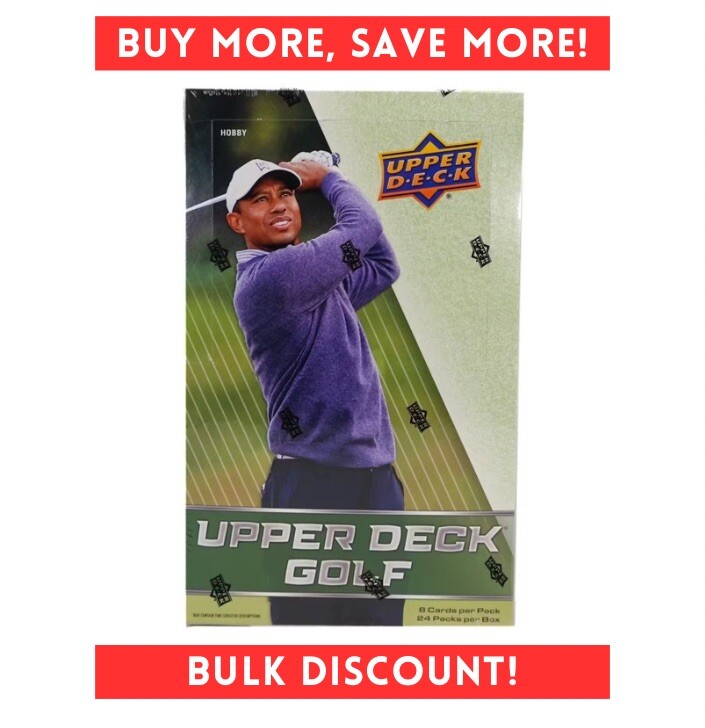 2024 Upper Deck Golf Hobby Box Factory Sealed (TIGER AUTO?!)