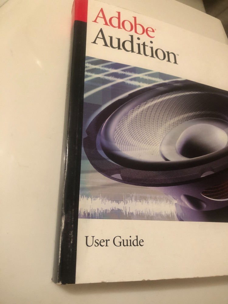Adobe Audition User Guide ONLY Book Manual Windows 2003