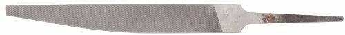 Nicholson Hand File, American Pattern, Double Cut, Knife, Medium, 6" Length