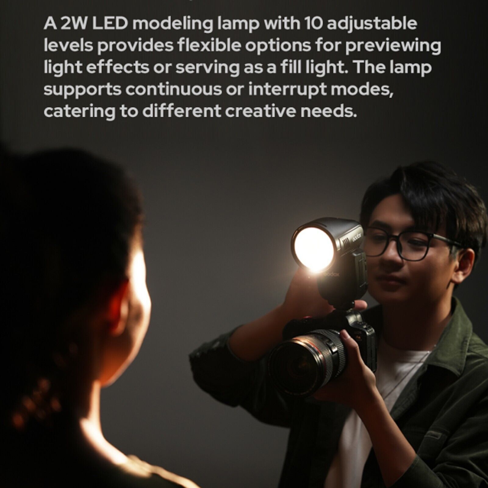 Godox V100 V100S 100W Flash TTL Speedlight 2.4G Wireless for Sony (US Version）