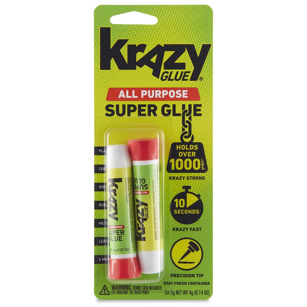 Krazy Glue All Purpose Precision Tip 2g 2 Count 2 Count, White