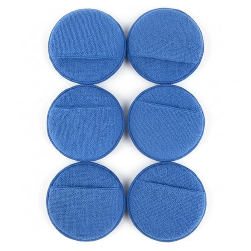 Car Wax Applicator Microfiber Wax Applicator Pads, Ultra-Soft Buffing