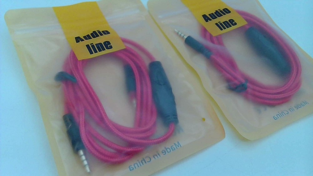 MJKOR Replacement Audio AUX Cable Red Compatible With Cloud Mix And Cloud Alpha
