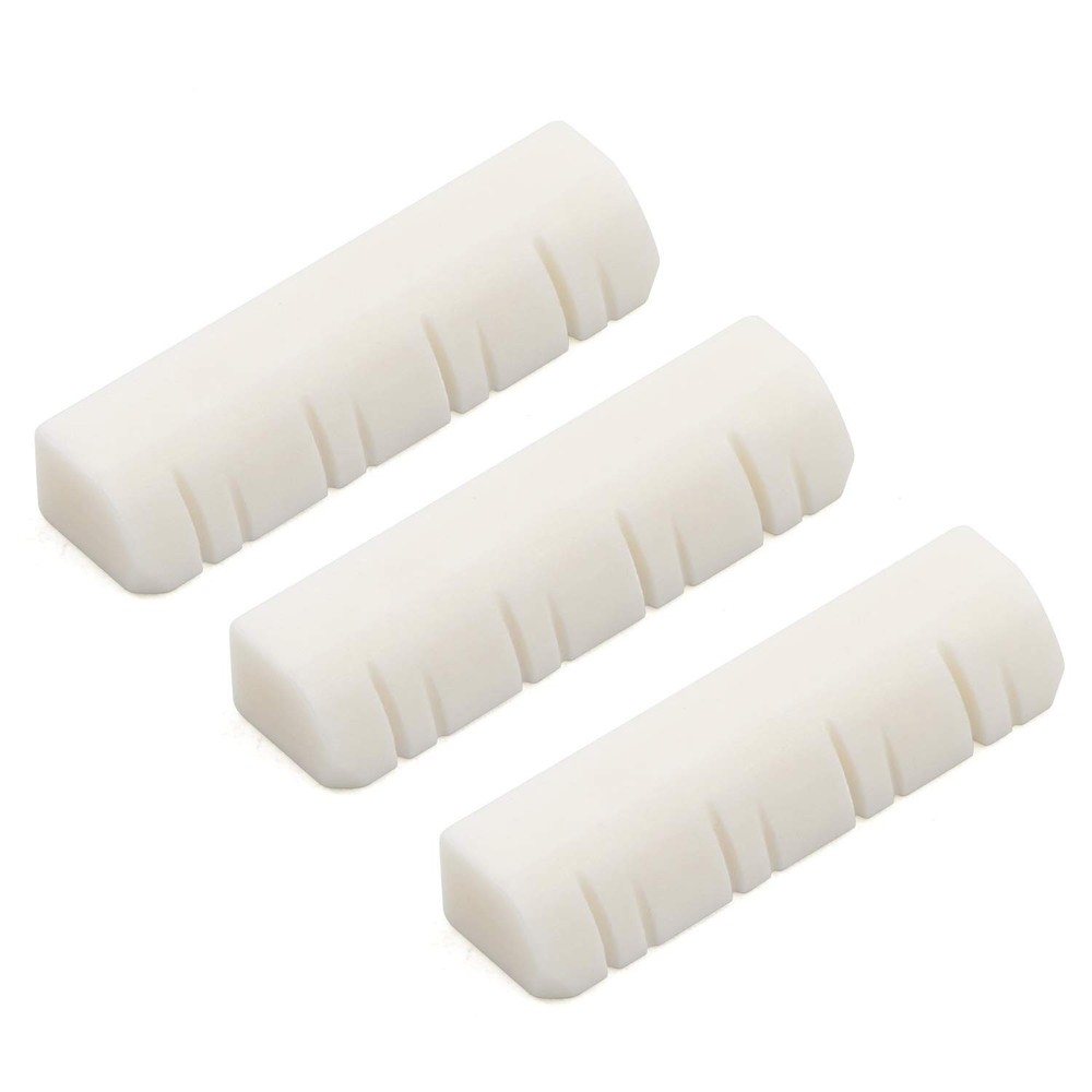 Swhmc 3PCS Bone Mandolin Upper Nut & Acoustic Guitar Nut, Small, Silver