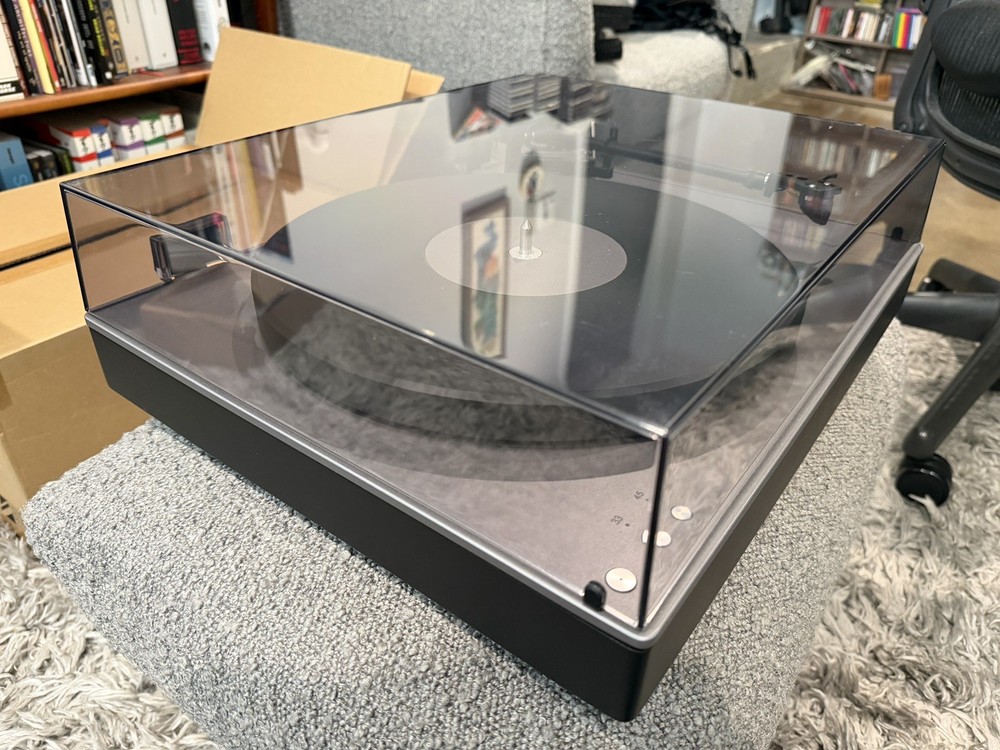 Cambridge Audio Alva TT V2 Turntable with preamp and Bluetooth functionality.