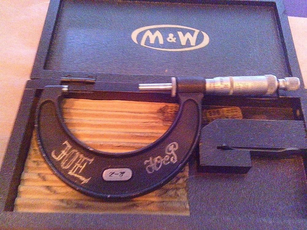 Moore & Wright 2-3" Micrometer No. 966 Made In England
