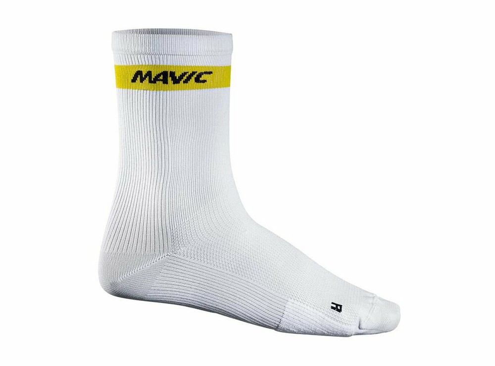 Mavic Cosmic 7" High Sock - White