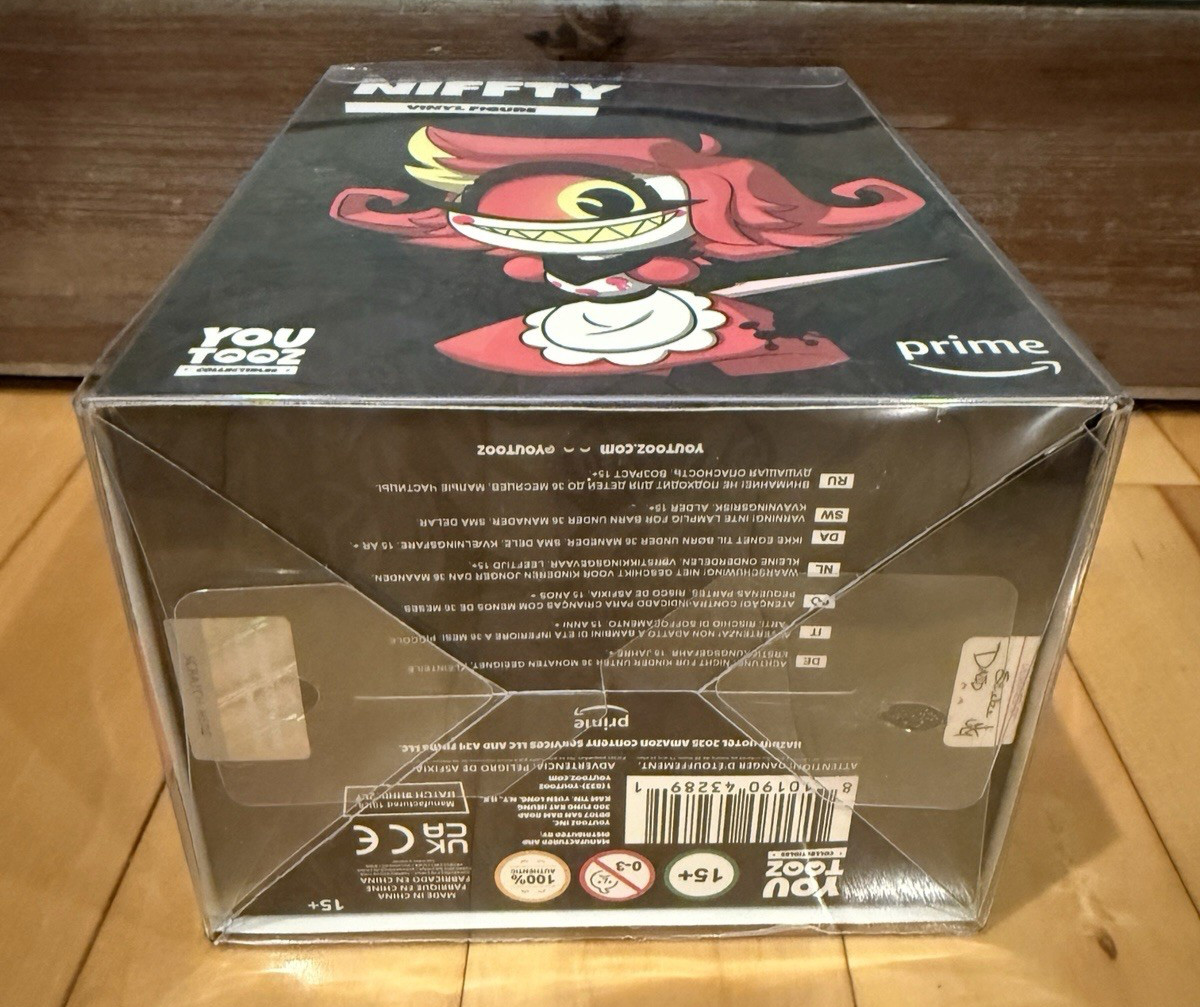 New YouTooz VivziePop Hazbin Hotel Niffty Vinyl Figure w/ Protector Helluva Boss