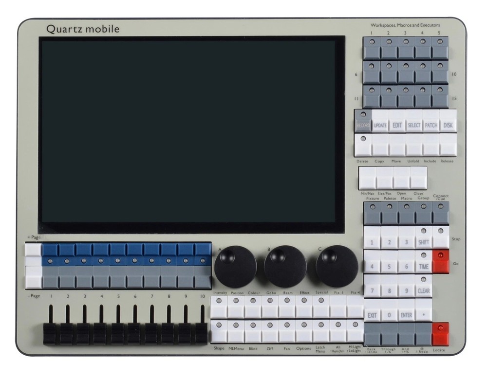 new DJ stage light controller Mini mobile dmx controller/touch screen +bag