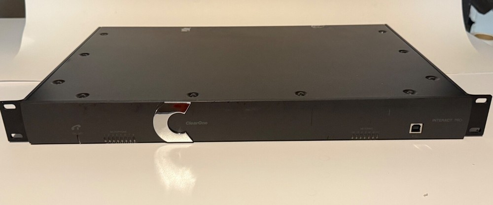 CLEARONE INTERACT PRO AUDIO CONFERENCE PROCESSOR 860-154-055 w/ Power Adapter