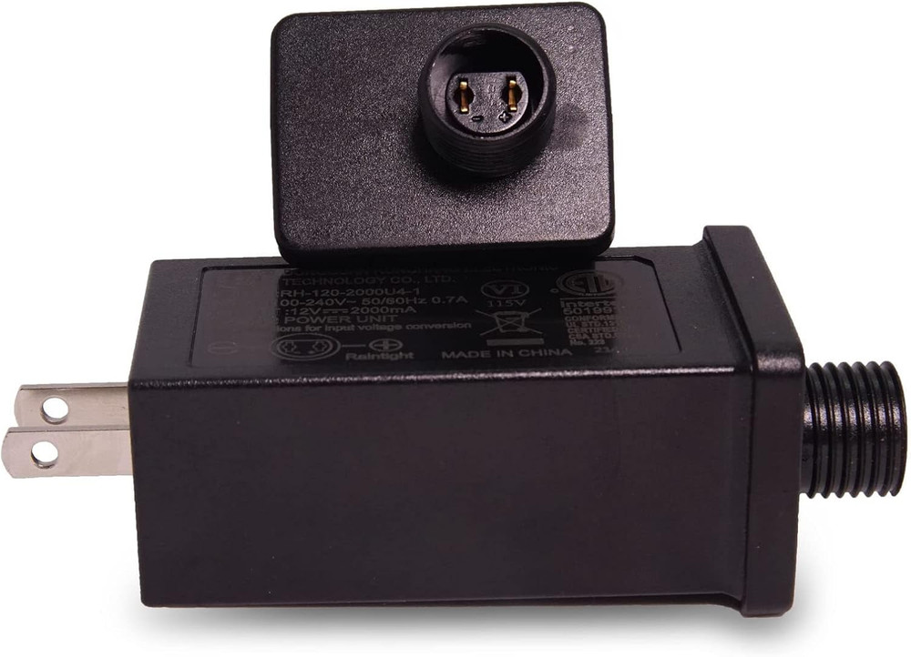 2000mA Replacement Adaptor for 8-12ft Christmas Yard Inflatable 2A 12V Adapte