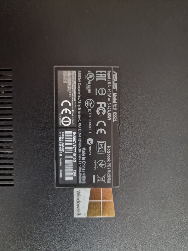 Asus X552L Working PC