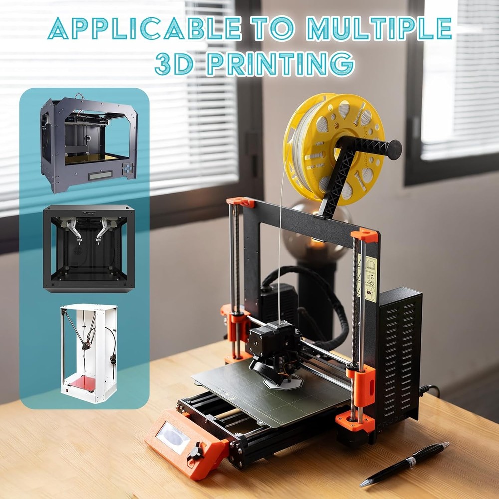 2PCS 3D Printer Scraper Tool Set Curved Stainless Steel Spatulas for Model Remov