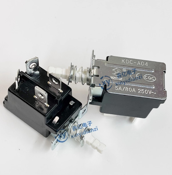 5pcs Self-Locking Power Switch KDC-A04-2 Four-Leg 5A/80A 250V button