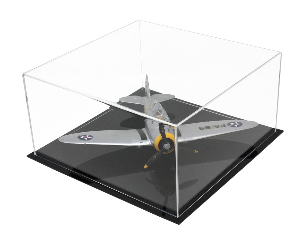 Versatile Acrylic Clear Display Case Rectangle Box 12" x 12" x 6" (A030-DS)