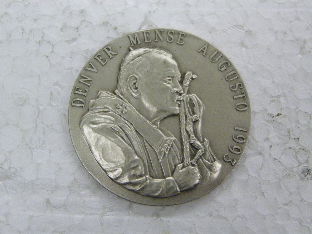 1993 Sterling Silver Commemorative  Pope Coin