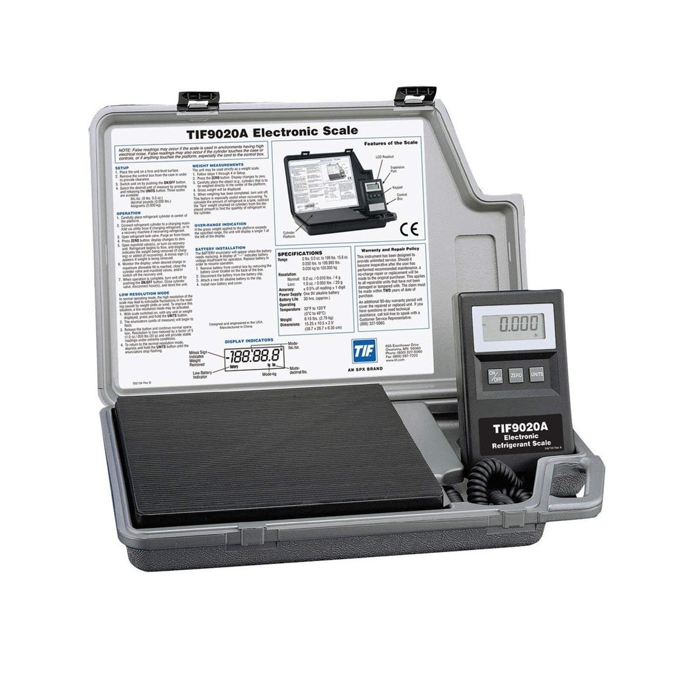 Robinair TIF9020A Electronic Refrigerant Scale