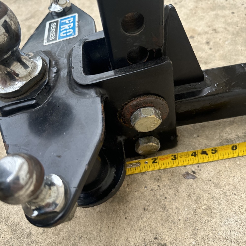 Pro Series Round Bar Weight Distributing Sway Control Ball & Hardware Drop Down