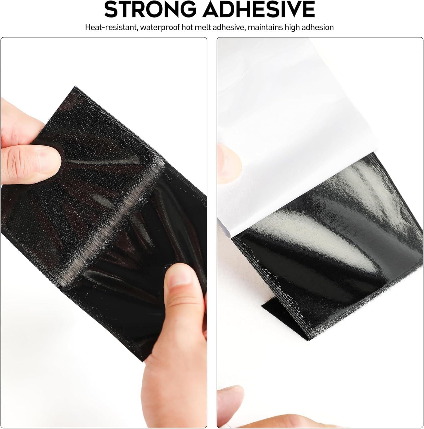 4.4 Inches x 7 Feet Strong Sticky Back Heavy Duty Hook and Loop Tape Adhesive