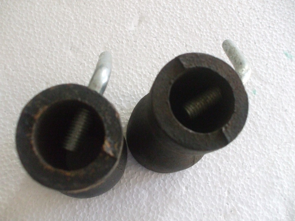 2 WEIGHT LIFTING BAR DUMBELL 1'' COLLARS
