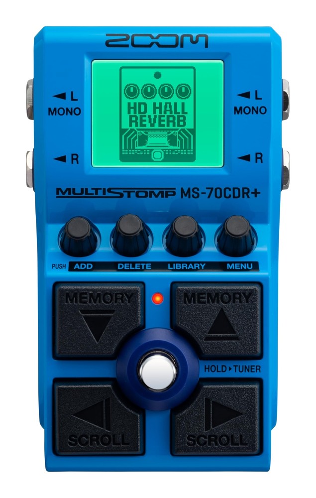 Zoom MS-70CDR+ MultiStomp Guitar Effects Pedal with Over 140 Effects Fea