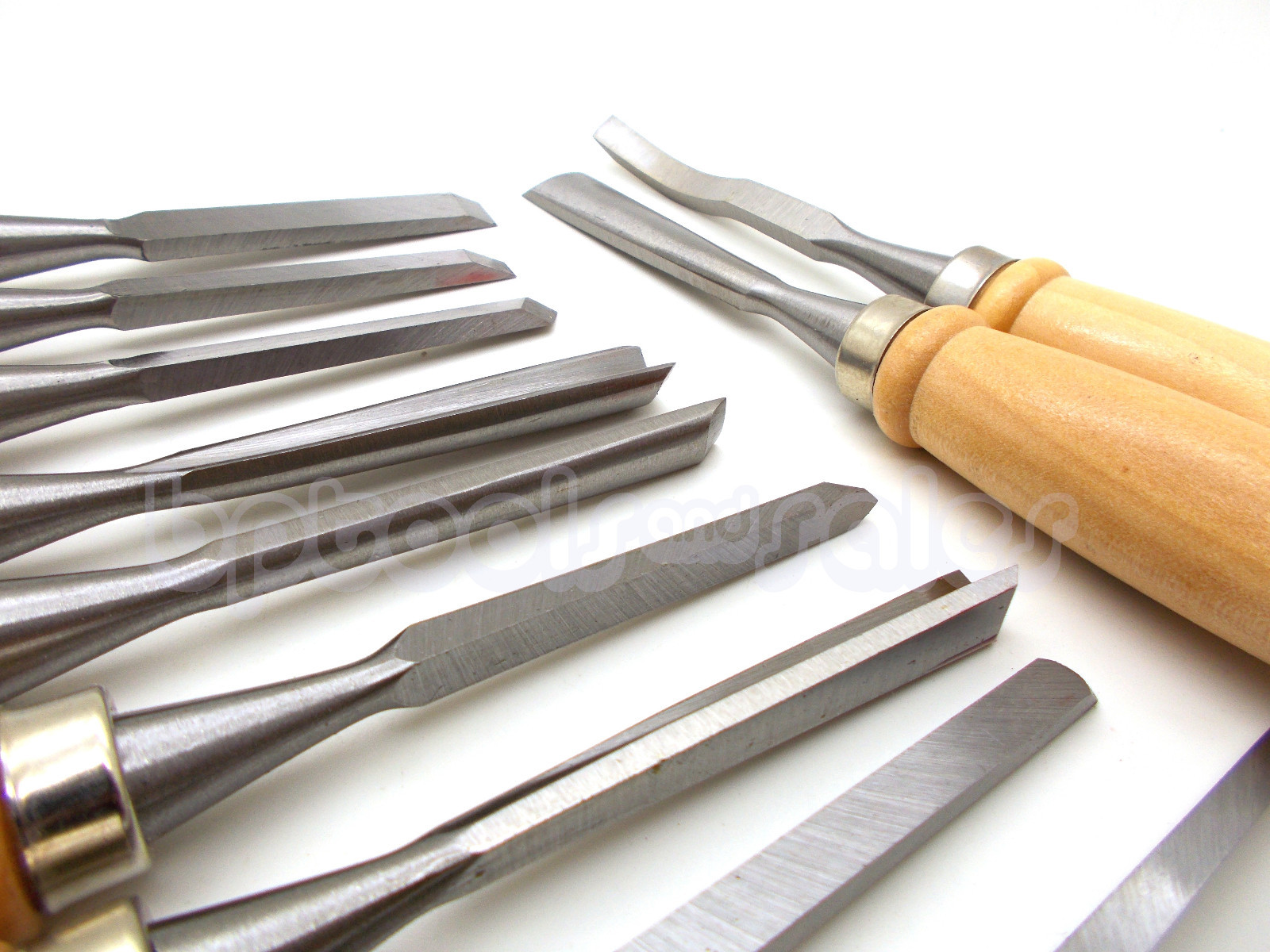 12-PC WOOD CARVING CHISEL Set 8" Wood Chisel Tool Hand Set Heavy Duty Woorkwork
