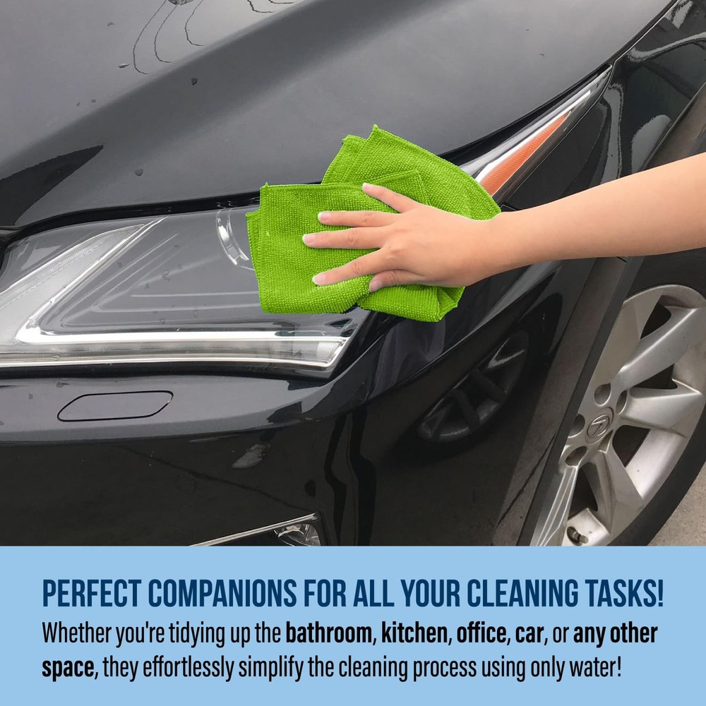 E Microfiber Cleaning Cloth 150 Pack Borderless Microfiber Towels Cleaning Rags