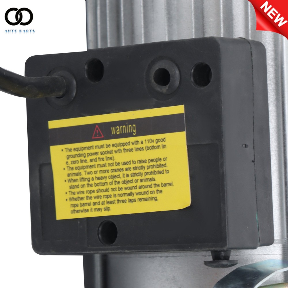 1320lbs Mini Electric Hoist 14ft Wired Remote + 328ft Wireless Remote Control