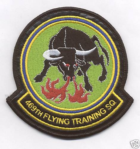 469th FLYING TRAINING SQUADRON ON LEATHER patch