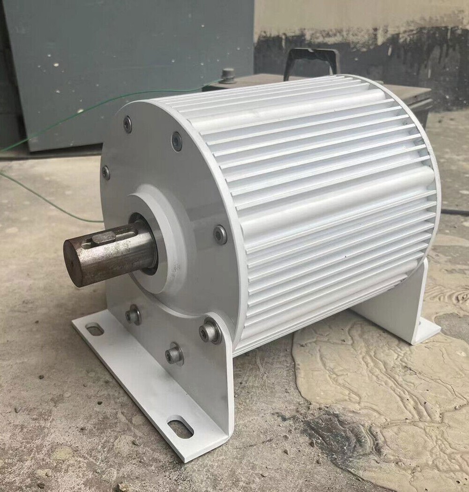 5000W 48V 96V 220V Permanent Magnet Generator Alternator w/ Off Grid Controller