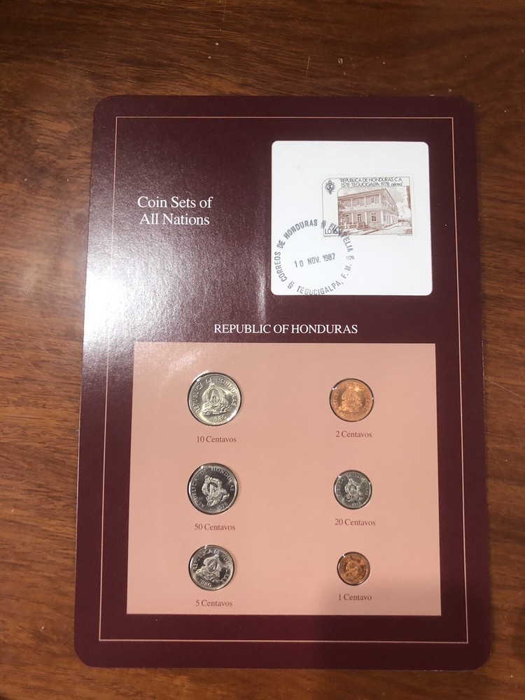 franklin  all nations Honduras Coin Set