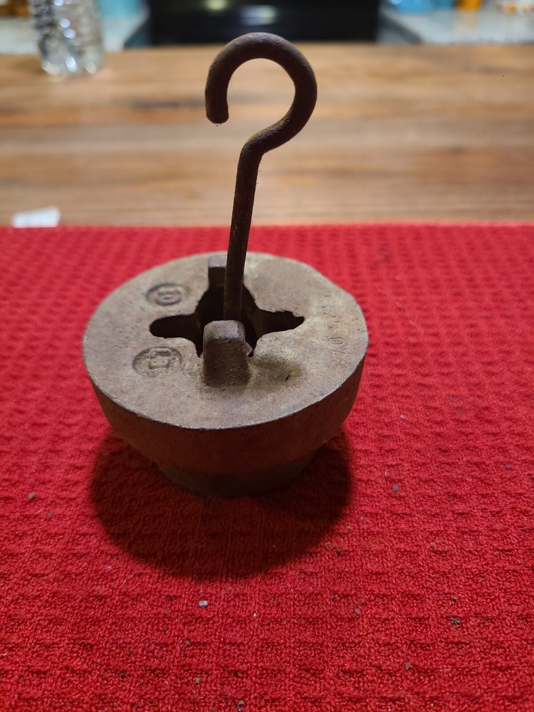 Vintage Scale Weights From Floor Platform Scale Cast Iron Antique