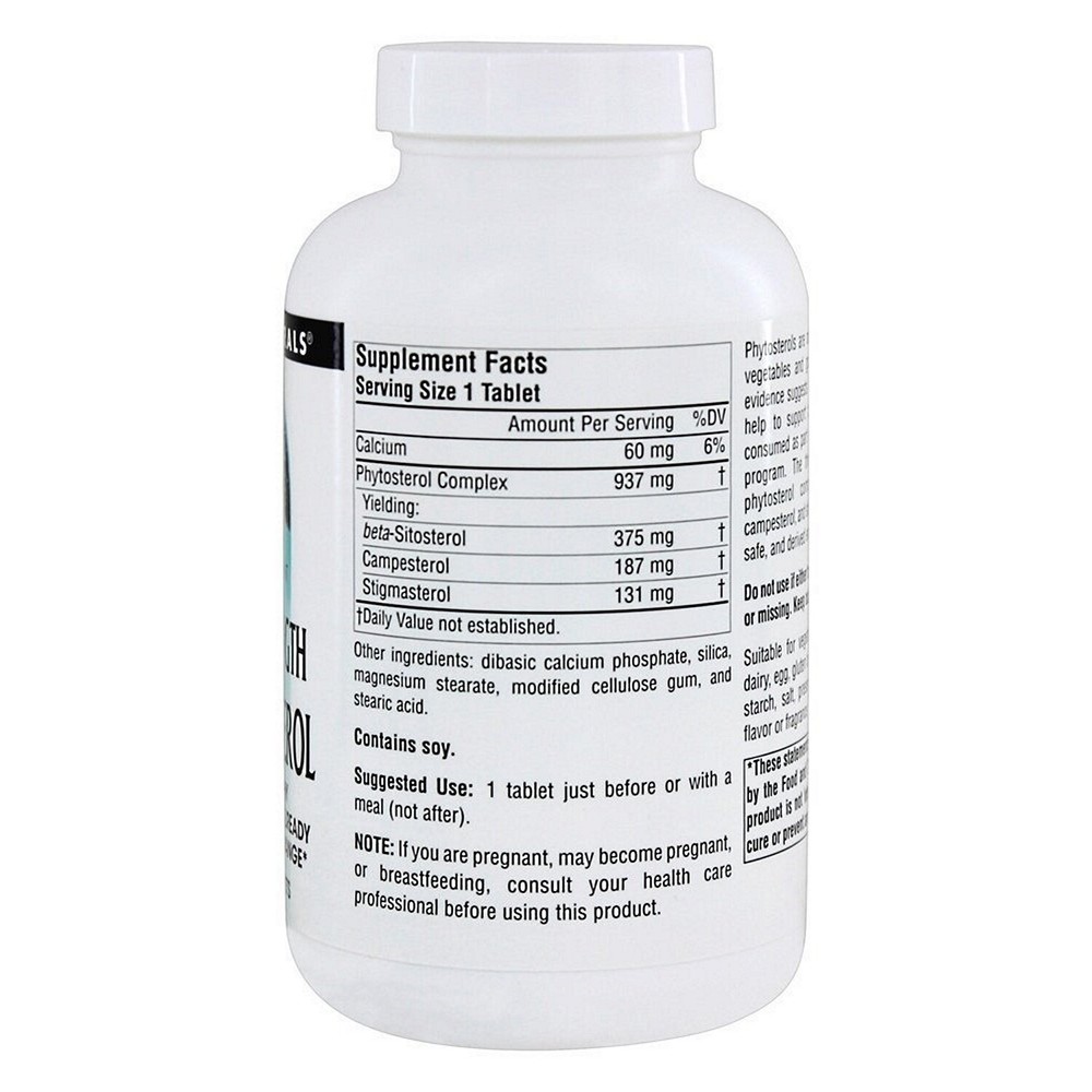 Source Naturals Mega Strength Beta Sitosterol 375 mg, 120 Tablets