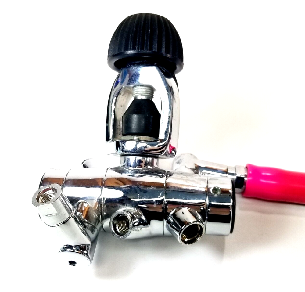 Dacor Extreme Plus Quantum Yoke 1st 2nd Stage Regulator Set Scuba Dive Adjust