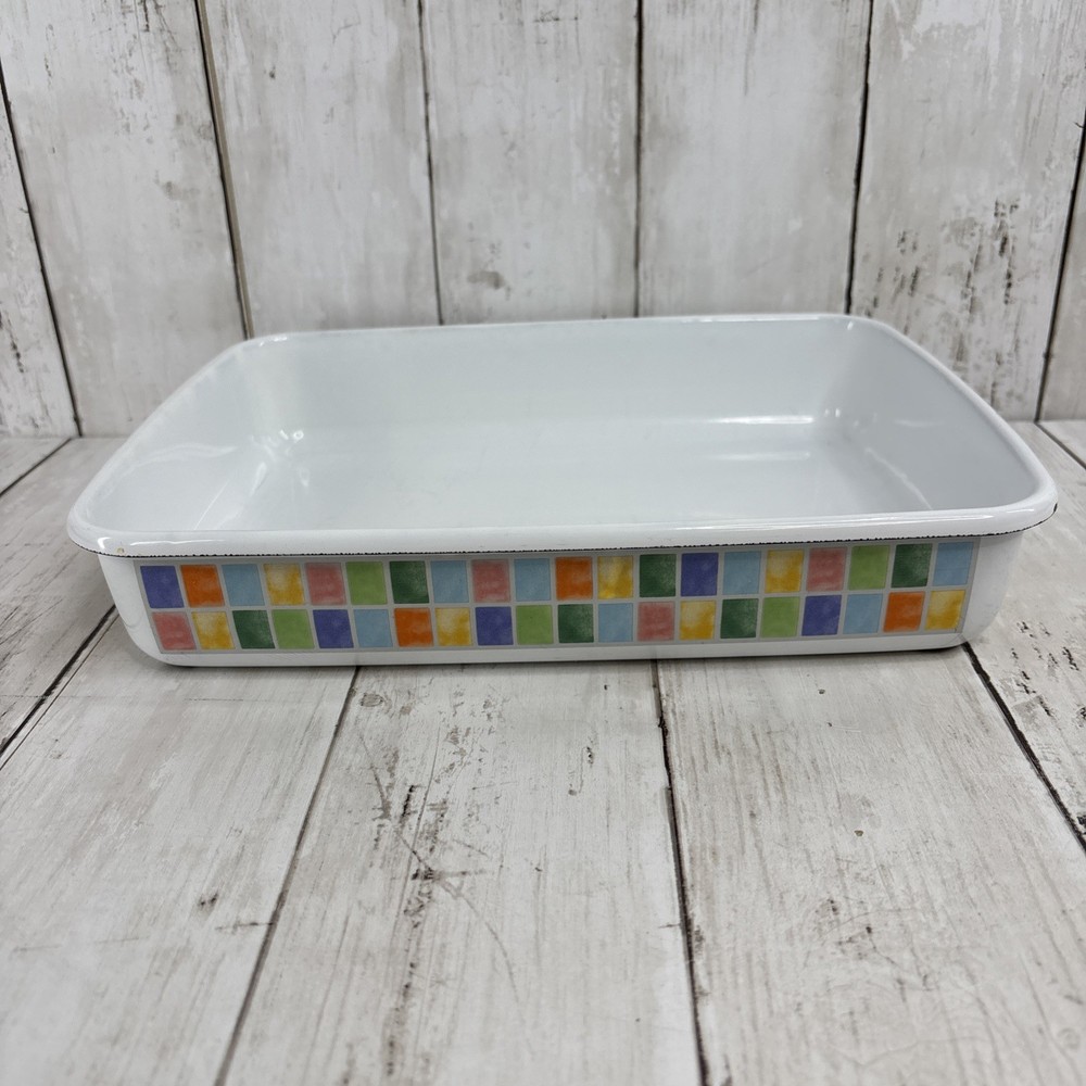Villeroy & Boch Twist Alea 11" Lasagna Rectangular Baking Dish Enamelware Read