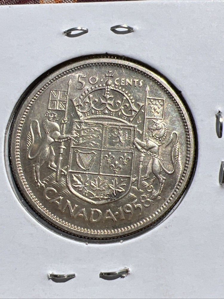 1958 - 50 cent Canada Silver - Canadian half dollar