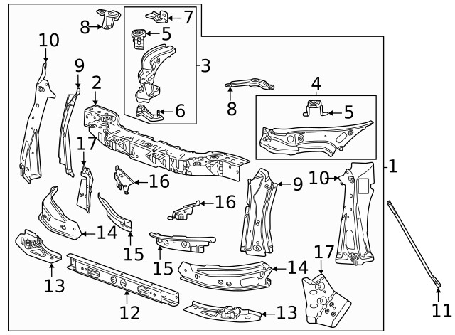 Genuine GM Lower Support 85525474