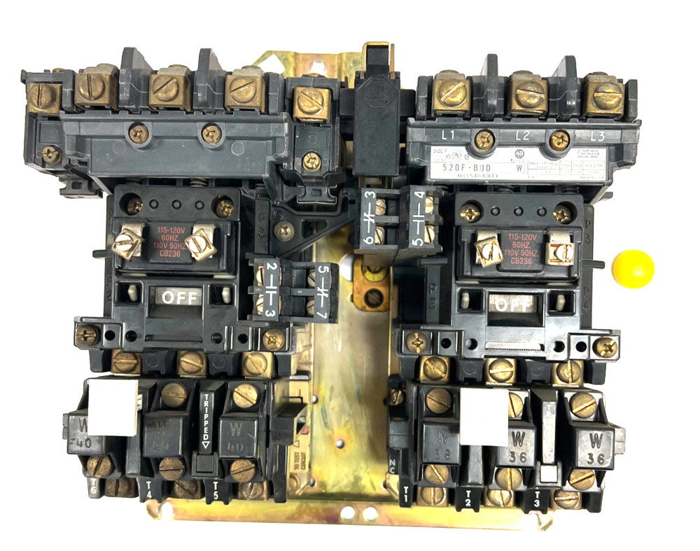 ALLEN BRADLEY 520F-B0D STARTER SIZE 1 3 PHASE NEMA NON COMBINATION MOUNTABLE