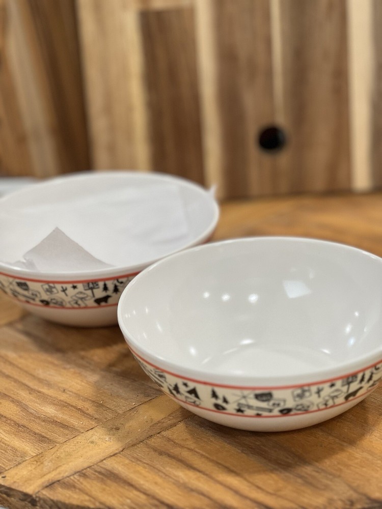 2 New Camp Casual Melamine Bowls