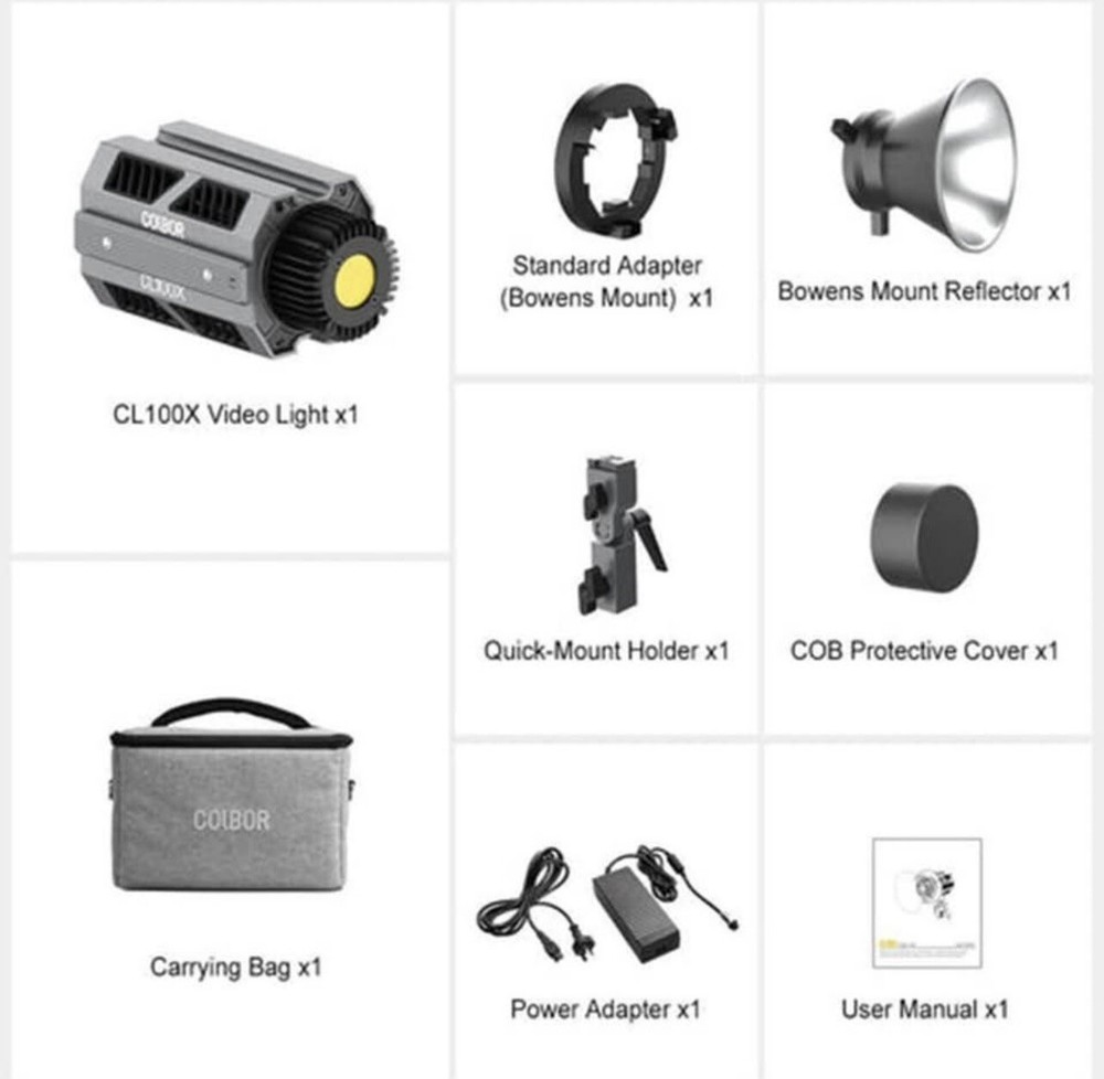 COLBOR CL100X COB Video Light 110W