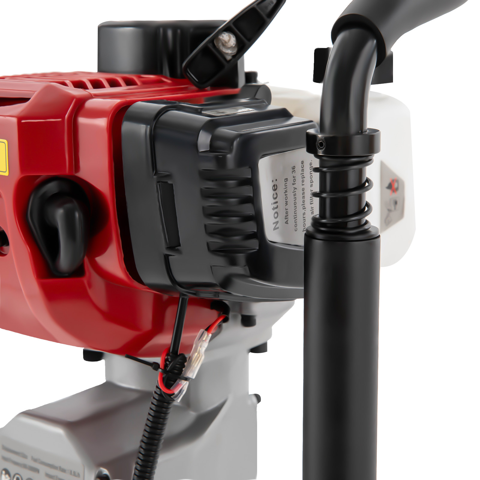 52CC Gas Powered T-Post Driver 2.3HP Fence Farm Push Pile Gasoline Engine Kit~