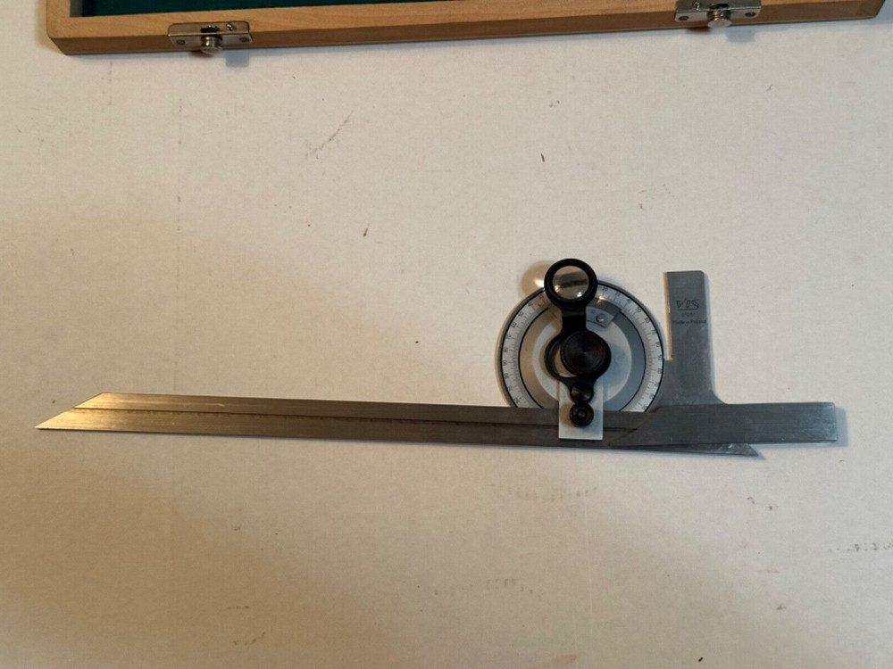 VIS POLAND MADE PROTRACTOR 6 & 12 " BEAM